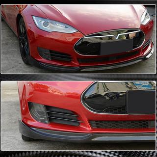 Frontspoilerlæbe til for kofanger Lip V1 (2012-2016, Carbon) foto 3
