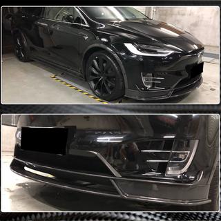 Frontlæbe til forreste kofanger Lip (2015-2021, Carbon) foto 4