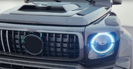 Mercedes G class W465 2025– Ramme til kølergrill Carbon V1 foto 2