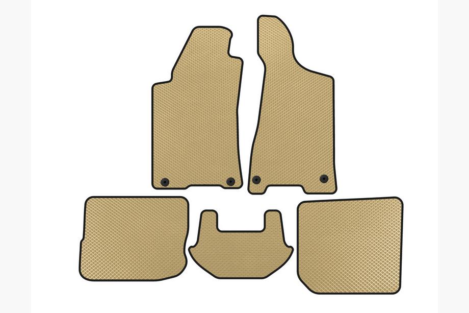 Audi 80/90 1987–1996 EVA-måtter til kabine (1991-1996, Sedan, Beige) Image