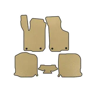 EVA-gulvmåtter (HB, 3-dørs, beige)