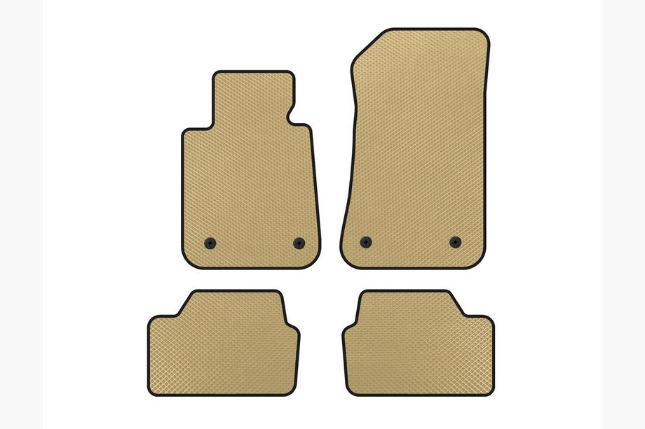BMW 1-serie E81/E82/E87/E88 2004–2011 EVA gulvmåtter (Beige) Image
