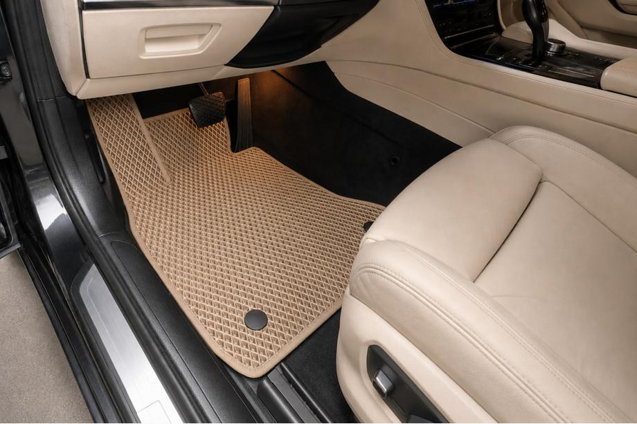 BMW 7-serie F01/F02 2008–2015 EVA bilmåtter (til F01, beige) Image