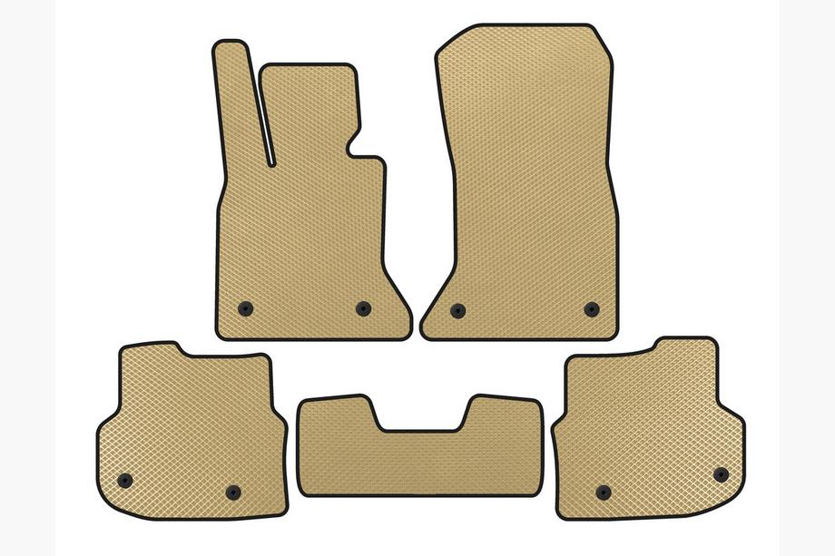 BMW 5-serie F10/F11 2010–2016 EVA-gulvmåtter til kabine 2010-2013 (beige) Foto 1