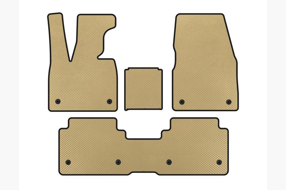 BMW I3 2013–2022 EVA gulvmåtter (Beige) Image
