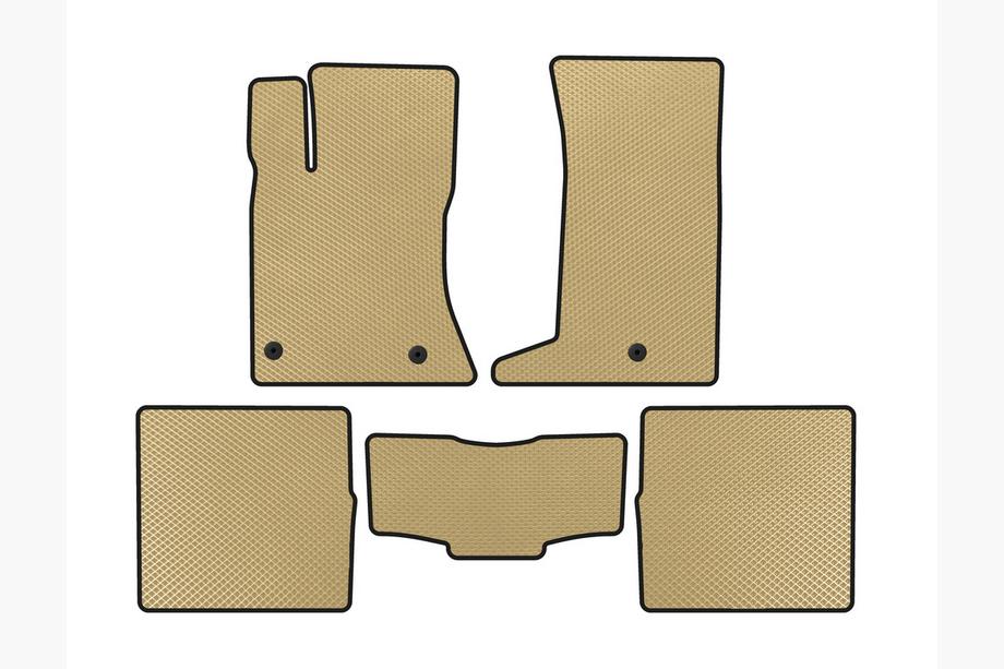 Cadillac SRX 2004–2009 EVA gulvmåtter (Beige) Image