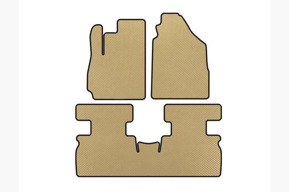 Jetour X70 2018– EVA-bilmåtter (2 rækker, beige) Image