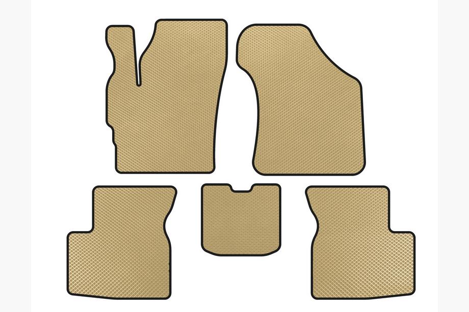 Chery QQ 2003–2022 EVA gulvmåtter (Beige) Image