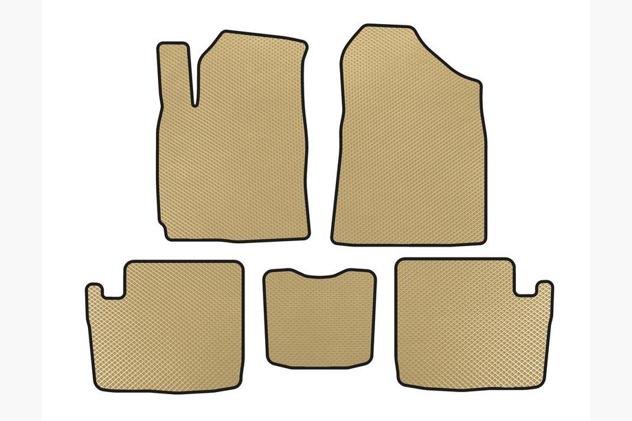 Chery Tiggo 1 2005–2016 EVA bilmåtter (2005-2009, Beige) Image