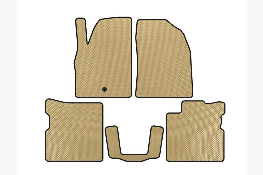 Chevrolet HHR 2005–2011 EVA gulvmåtter (Beige) Image