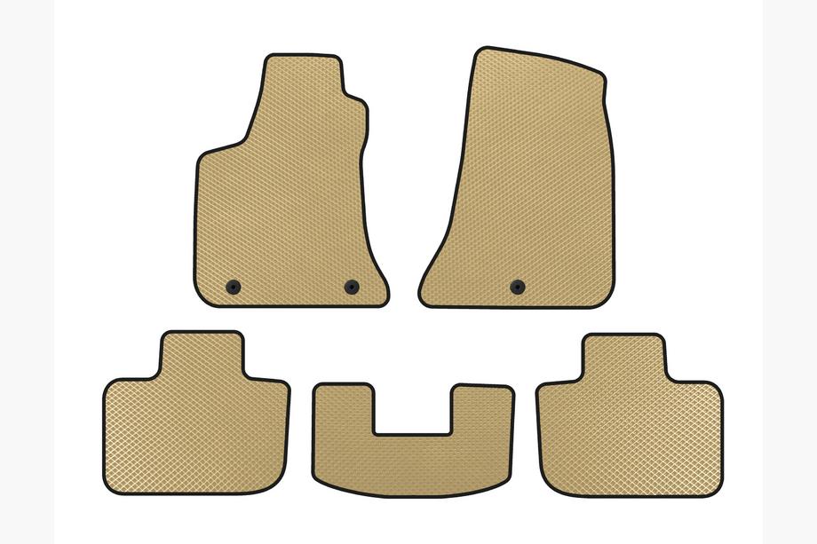 Chrysler C300 2011–2023 EVA V1 gulvmåtter (Beige) Image