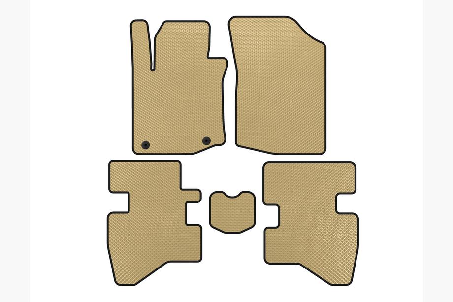Citroen C-1 2014–2021 EVA-bilmåtter (HB, Beige) Image