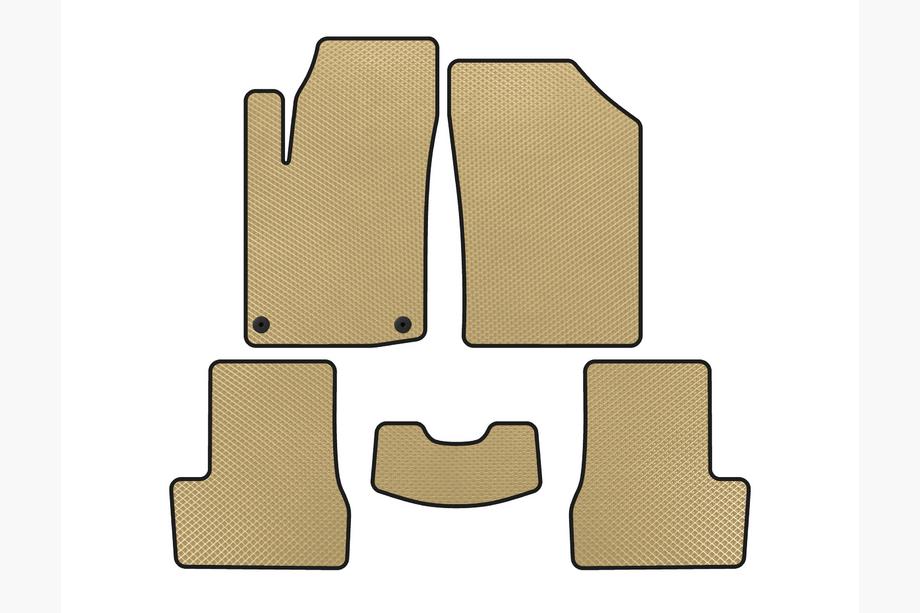 Citroen C-3 2009–2016 EVA-bilmåtter (HB, Beige) Image