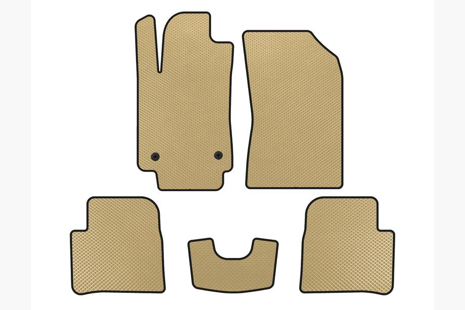 Citroen C-3 2016–2023 EVA-bilmåtter (HB, Beige) Image