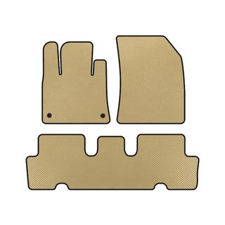 EVA V1 gulvmåtter til bil (2 rækker, beige)