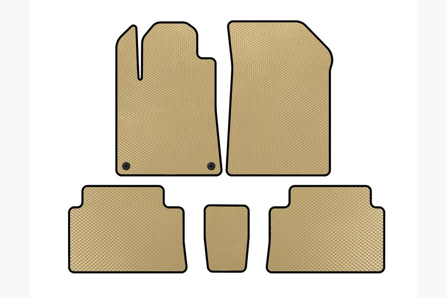 Citroen C-5 2001–2008 EVA gulvmåtter (Beige) Image