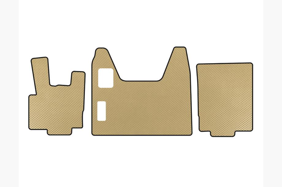 DAF XF95 2002–2006 EVA gulvmåtter (Beige) Image