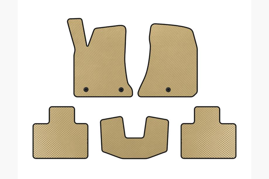 Dodge Charger 2010–2023 EVA gulvmåtter (2015-2023, SD, Beige) Image