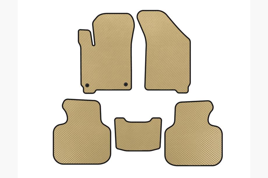 Dodge Journey 2008–2020 EVA gulvmåtter (2008-2011, Beige) Image