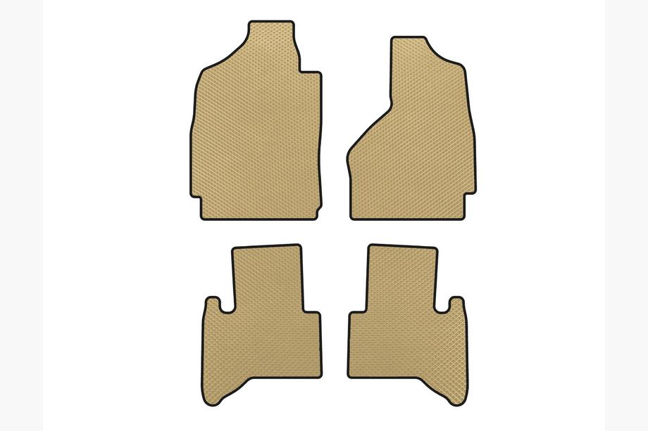 Dodge RAM (DR/DH/D1/DC/DM) 2002–2009 EVA-bilmåtter (2002-2009, beige) Image