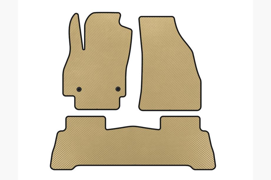 Fiat Fiorino/Qubo 2008–2024 EVA bilmåtter til kabinen (til Fiorino, beige) Image
