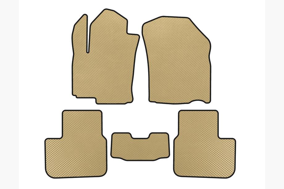 Fiat Sedici 2006–2014 EVA-bilmåtter (HB, Beige) Image