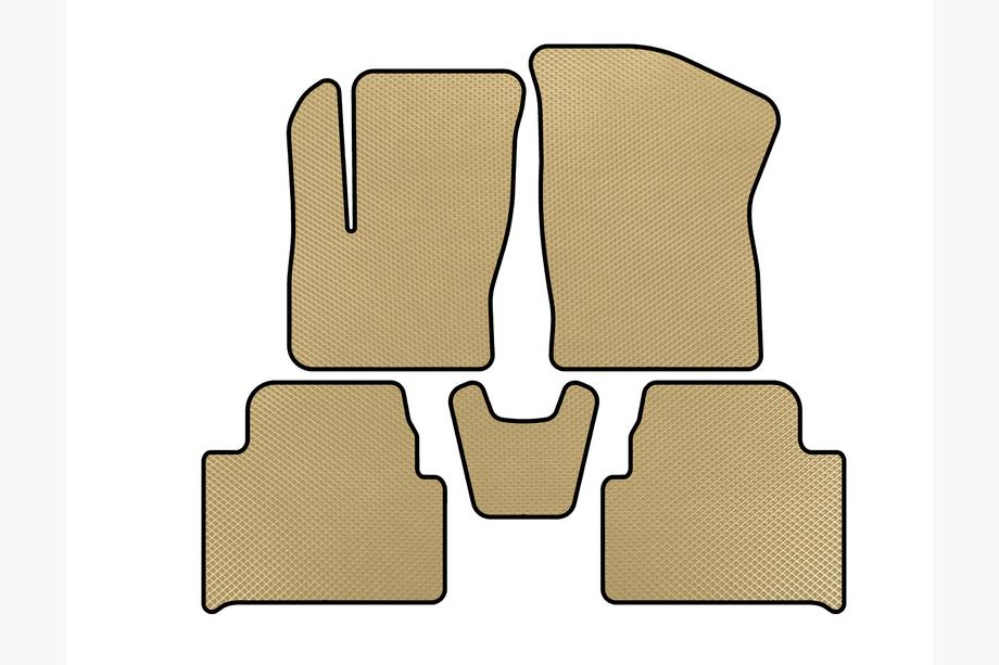 Ford C-Max 2004–2010 EVA gulvmåtter (Beige) Image