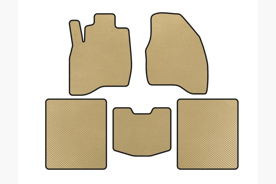 Ford Explorer 2011–2019 EVA bilmåtter (2015-2019, 5-sæders, Beige) Image