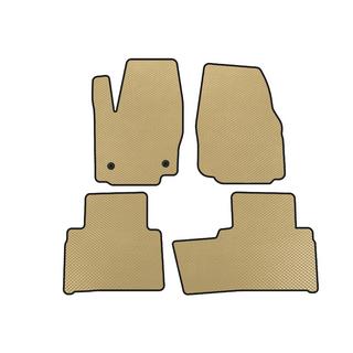 EVA-bilmåtter (2 rækker, beige)