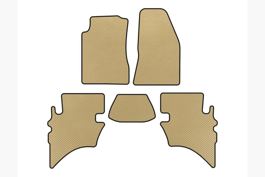 Ford Ranger 2002–2006 EVA gulvmåtter (Beige) Image