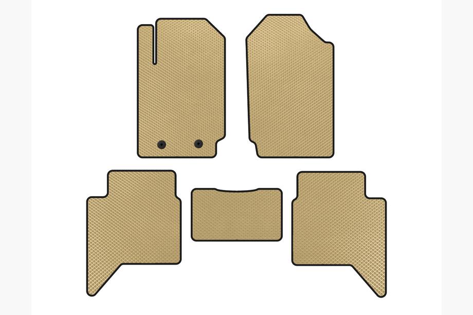 Ford Ranger 2011–2022 EVA gulvmåtter (Beige) Image