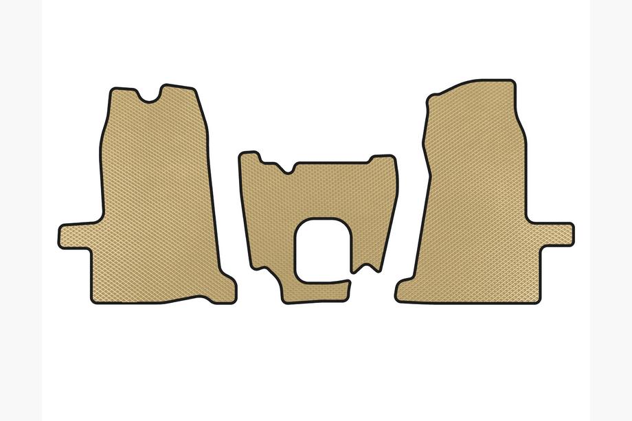 Ford Transit 2000–2014 EVA bilmåtter (2000-2006, 1+1, manuel gearkasse, beige) Image