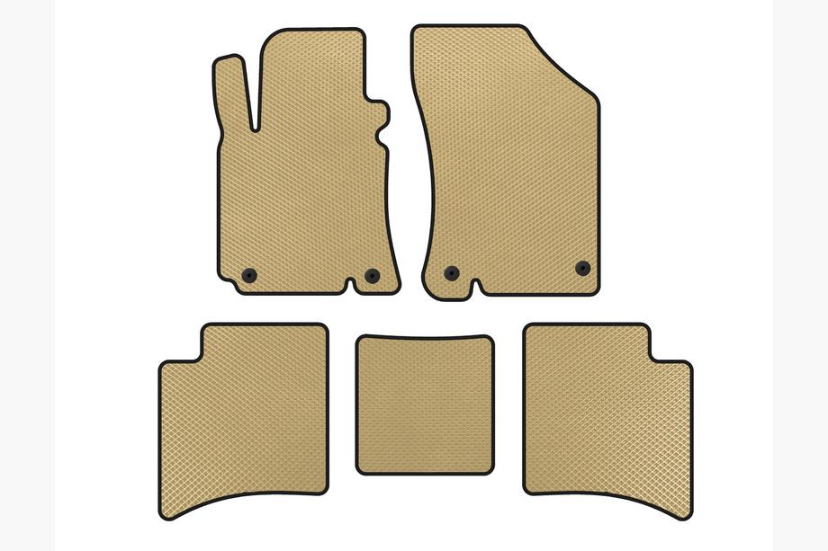 Geely MK Cross 2010–2016 EVA gulvmåtter (Beige) Image