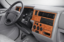 Volkswagen T4 Transporter 1990–2003 Instrumentbordbeklædning (1996-1999) Trælook foto 6