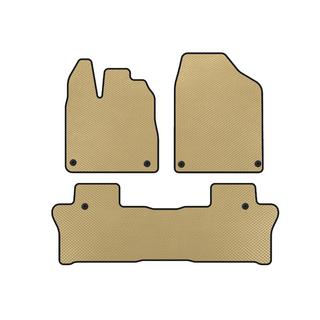 EVA-bilmåtter (2 rækker, beige)