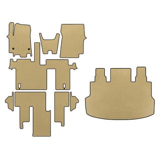EVA gulvmåtter (komplet kabinesæt, 1+1,5/9-personers, beige)