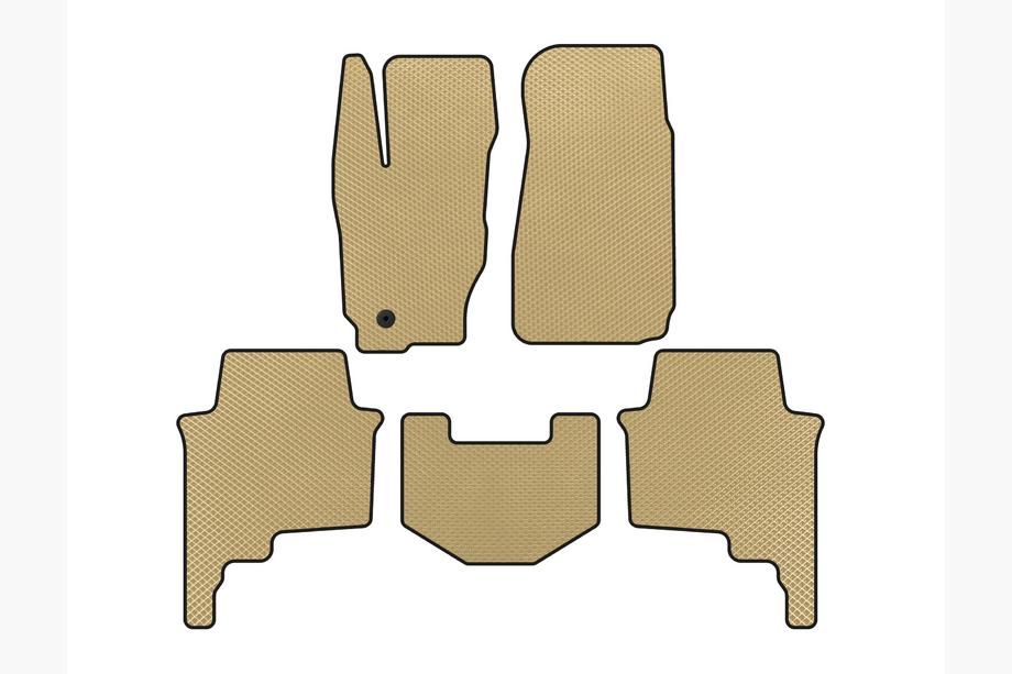 Jeep Commander 2005–2010 EVA gulvmåtter (Beige) Image