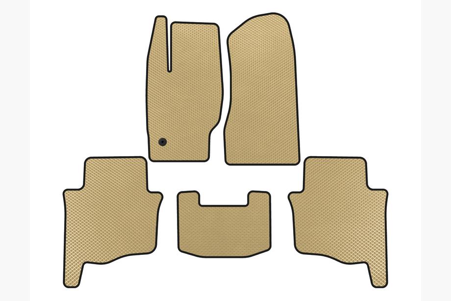 Jeep Grand Cherokee WK 2004–2010 EVA gulvmåtter (Beige) Image