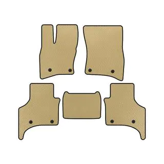 EVA-bilmåtter (5-dørs, beige)