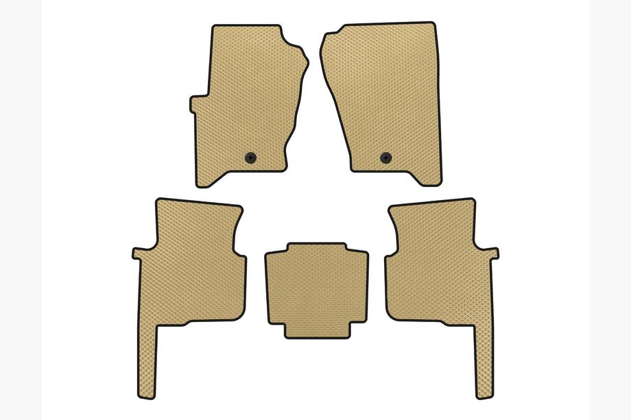 Land Rover Discovery III 2004–2009 EVA gulvmåtter (Beige) Image