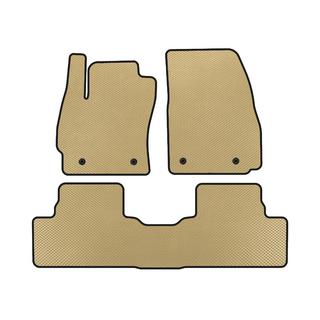 EVA-bilmåtter (2 rækker, beige)