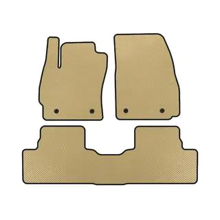 EVA-bilmåtter (2 rækker, beige)