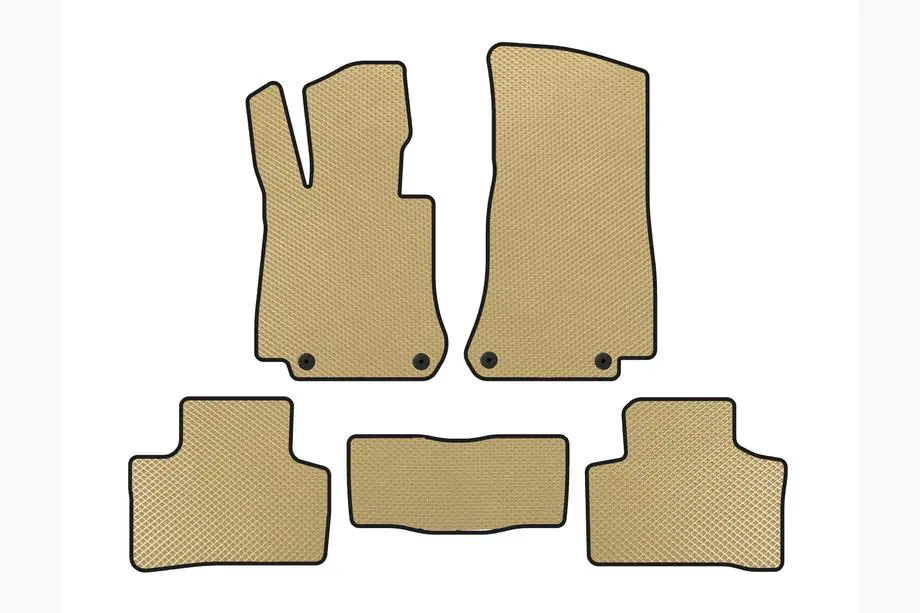 Mercedes EQC 2019–2023 EVA gulvmåtter (Beige) Image