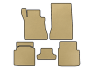 Mercedes S-class W126 1979–1991 EVA-bilmåtter (SD, kort akselafstand, beige) foto 1