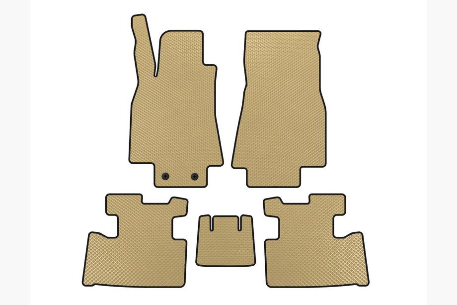 Mercedes A-class W169 2004–2012 EVA-bilmåtter (2004-2008, HB, 5-dørs, Beige) Image