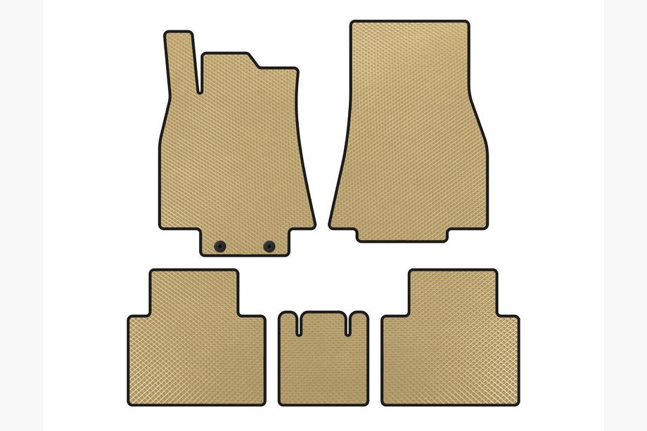Mercedes B-class W245 2005–2011 EVA gulvmåtter (Beige) Image
