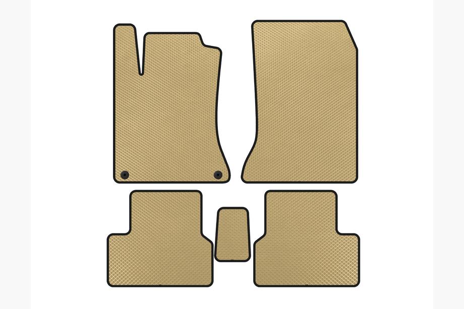 Mercedes B-klasse W246 2011–2018 EVA gulvmåtter (2011-2014, Beige) Image