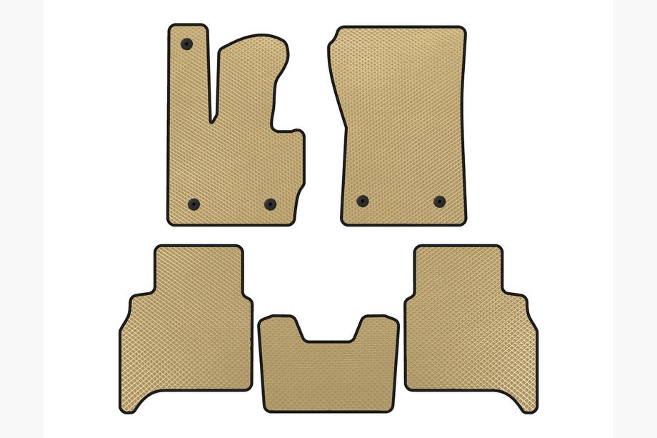 Mercedes G-Class W463 2018–2024 EVA-bilmåtter (automatgear, beige) Foto 1