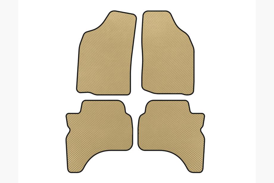 Mitsubishi L200 1996–2006 EVA gulvmåtter (Beige) Image