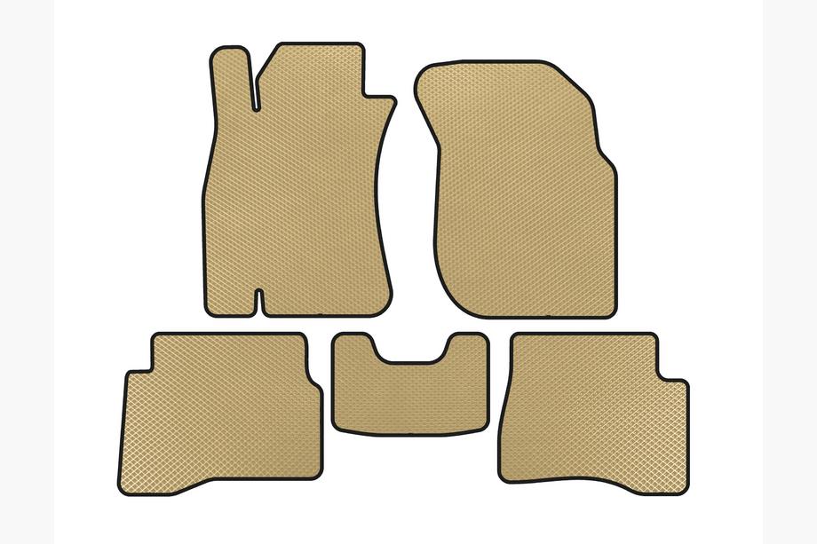 Nissan Almera N16 2000–2006 EVA bilmåtter (SD, Beige) Image